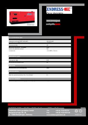 Grupos electrógenos diesel Endress ESE 20 YW/AS 