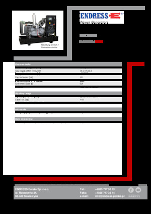 Grupos electrógenos diesel Endress ESE 20 YW 