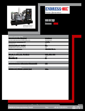 Grupos electrógenos diesel Endress ESE 20 YW 