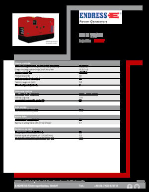Grupos electrógenos diesel Endress ESE 20 YW/MS 