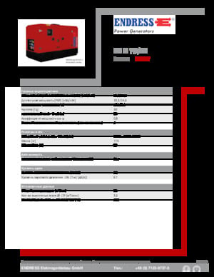 Grupos electrógenos diesel Endress ESE 20 YW/MS 