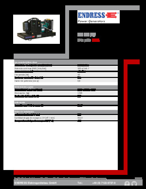 Grupos electrógenos diesel Endress ESE 200 PW 