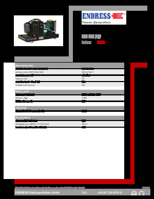 Grupos electrógenos diesel Endress ESE 200 PW 
