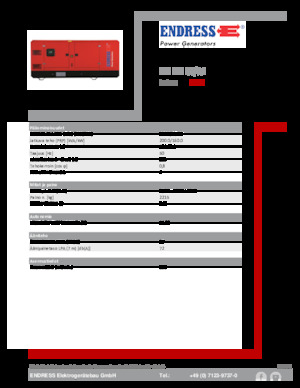 Grupos electrógenos diesel Endress ESE 220 IW/AS