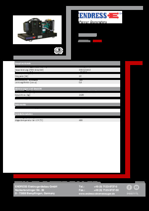 Grupos electrógenos diesel Endress ESE 330 IW