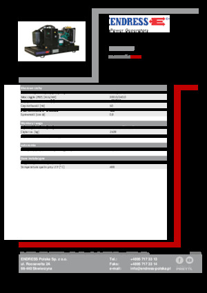 Grupos electrógenos diesel Endress ESE 330 IW