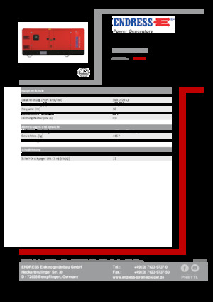 Grupos electrógenos diesel Endress ESE 405 VW/AS 