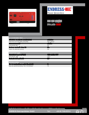 Grupos electrógenos diesel Endress ESE 405 VW/AS 