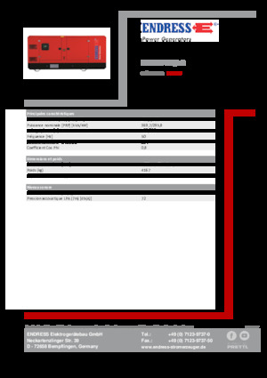 Grupos electrógenos diesel Endress ESE 405 VW/AS 