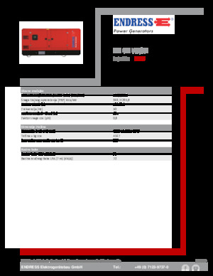 Grupos electrógenos diesel Endress ESE 405 VW/AS 