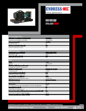 Grupos electrógenos diesel Endress ESE 405 VW 
