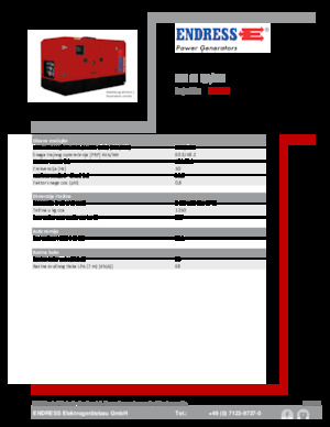 Grupos electrógenos diesel Endress ESE 60 IW/MS