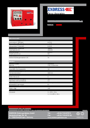 Grupos electrógenos, gasolina Endress ESE 608 DHG ES DI ISO Duplex Silent