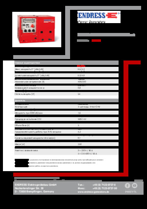 Grupos electrógenos, gasolina Endress ESE 608 DHG ES DI ISO Duplex Silent