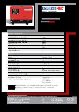 Grupos electrógenos, gasolina Endress ESE 608 DYS-GT ES DI
