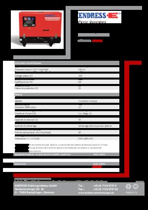 Grupos electrógenos, gasolina Endress ESE 608 YS-GT ES DI