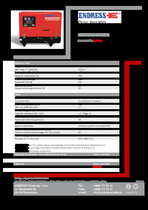 Grupos electrógenos, gasolina Endress ESE 608 YS-GT ES DI