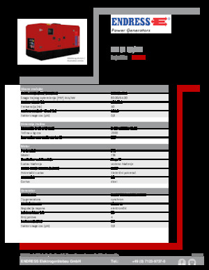 Grupos electrógenos diesel Endress ESE 80 IW/MS