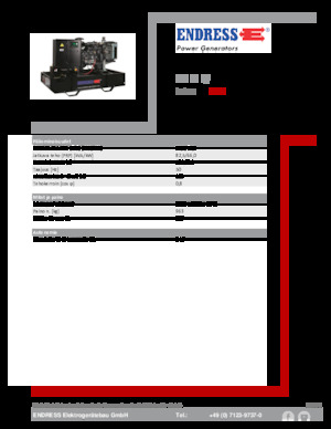 Grupos electrógenos diesel Endress ESE 90 IW