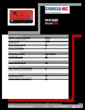 Grupos electrógenos diesel Endress ESE 90 PW/AS 