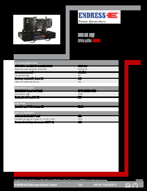 Grupos electrógenos diesel Endress ESE 90 PW 