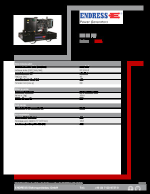 Grupos electrógenos diesel Endress ESE 90 PW 