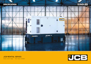 Grupos electrógenos diesel JCB G100RS V