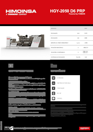 Grupos electrógenos diesel HIMOINSA HGY-2050 D6 PRP