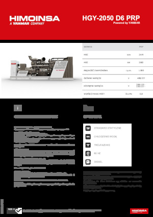 Grupos electrógenos diesel HIMOINSA HGY-2050 D6 PRP