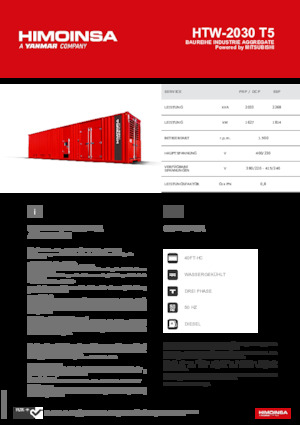 Grupos electrógenos diesel HIMOINSA HTW-2030 T5