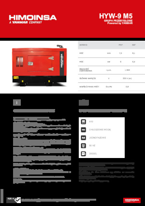 Grupos electrógenos diesel HIMOINSA HYW-9 M5