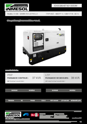 Grupos electrógenos diesel INMESOL ID-038