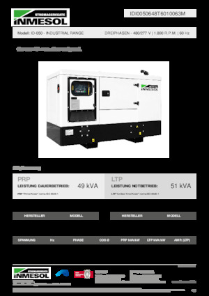Grupos electrógenos diesel INMESOL ID-050