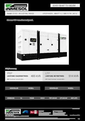 Grupos electrógenos diesel INMESOL ID-515