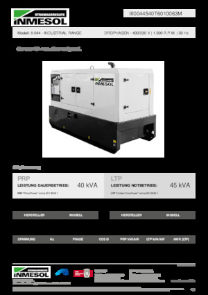 Grupos electrógenos diesel INMESOL II-044