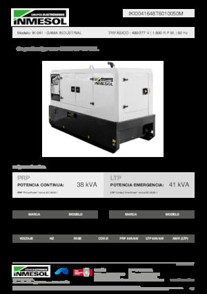 Grupos electrógenos diesel INMESOL IK-041