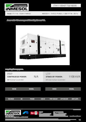 Grupos electrógenos diesel INMESOL IT-1110