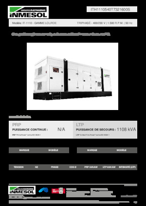 Grupos electrógenos diesel INMESOL IT-1110