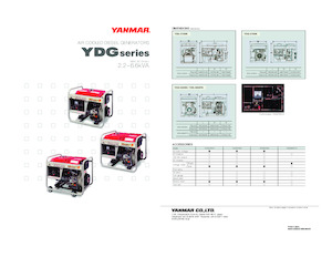 Grupos electrógenos diesel Yanmar YDG2700N
