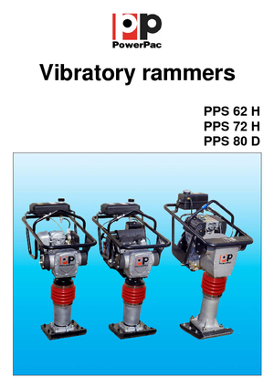 Apisonadores a gasolina y diesel PowerPac PPS 80 D