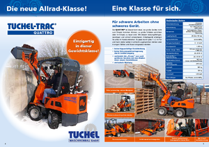 Tractores de uso municipal Tuchel Quattro