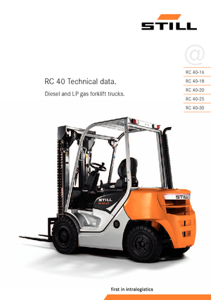 Carretillas elevadoras diesel Still RC 40-16