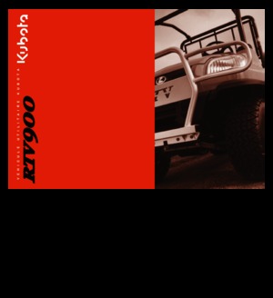 Tractores de uso municipal Kubota RTV 900 G