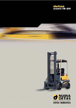 Carretillas elevadoras diesel Nuova Detas Sherpa 20