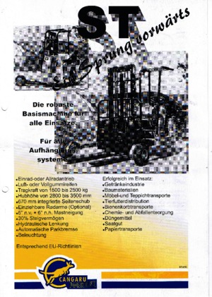 Carretillas elevadoras auxiliares diesel Cangaru / Transmanut ST.30.5b.2528 D.Ra