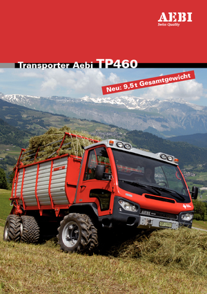Tractores de uso municipal Aebi TP 460
