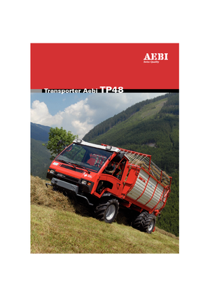 Tractores de uso municipal Aebi TP 48