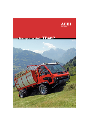 Tractores de uso municipal Aebi TP 48 P