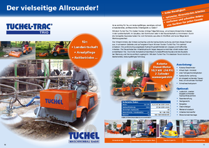Tractores de uso municipal Tuchel Trio