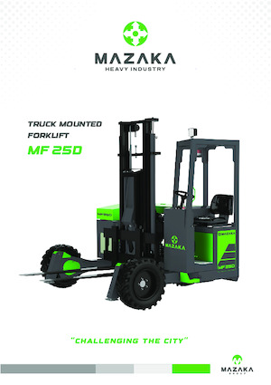 Carretillas elevadoras auxiliares diesel MAZAKA MF 25D 